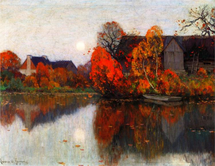 The Pond in October, 1921 - Clarence Gagnon