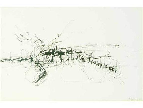 Composition abstraite, 1960 - Claude Georges