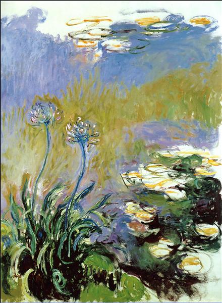 Agapanthus, 1914 - 1917 - Claude Monet