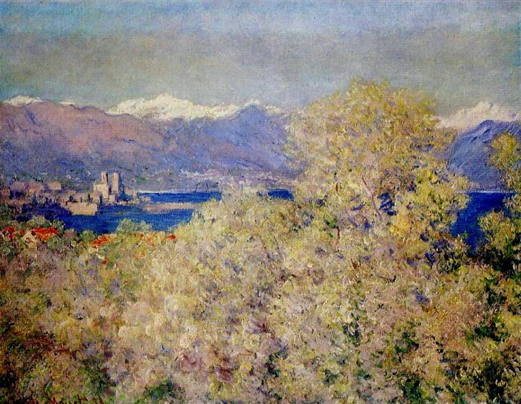 Antibes - View of the Salis Gardens, 1888 - Claude Monet