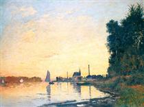 Argenteuil, Late Afternoon - Claude Monet