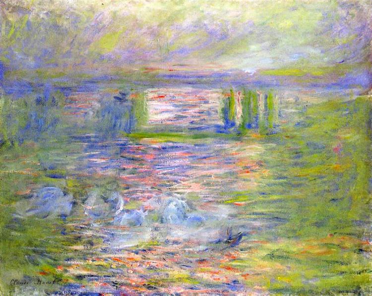 Charing Cross Bridge 2, 1899 - 1901 - Claude Monet