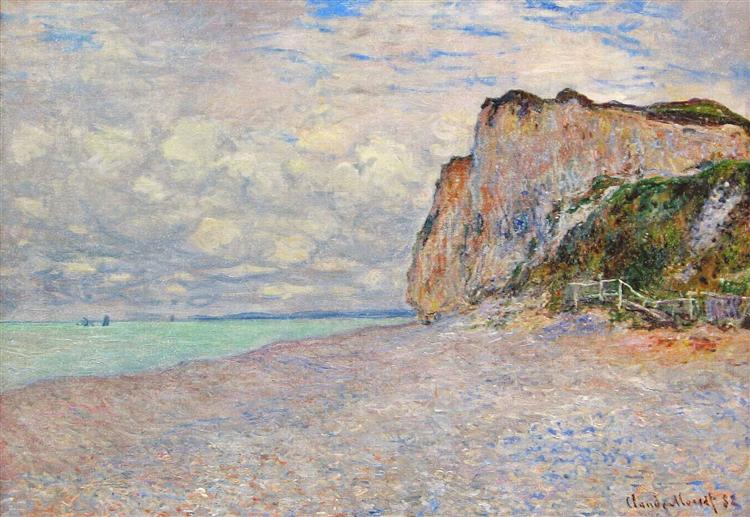 Cliffs near Dieppe, 1882 - Клод Моне