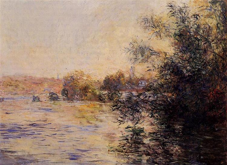 Evening Effect of the Seine, 1881 - Клод Моне