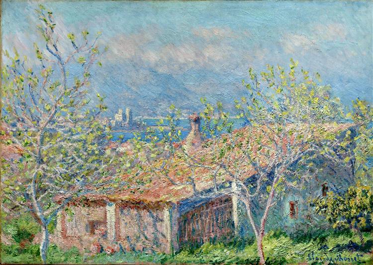 Gardener's House at Antibes, 1888 - Claude Monet