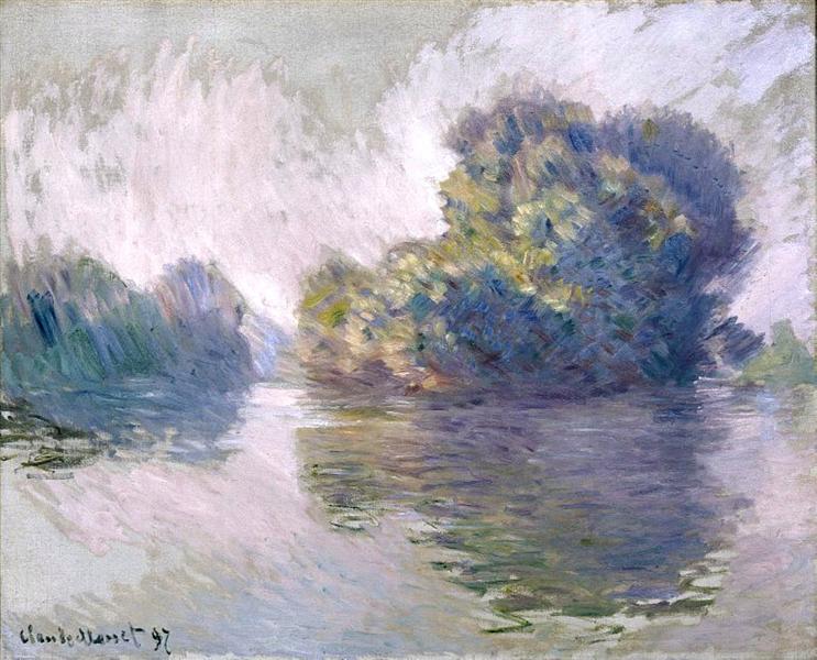 Islands at Port-Villez, 1897 - Claude Monet