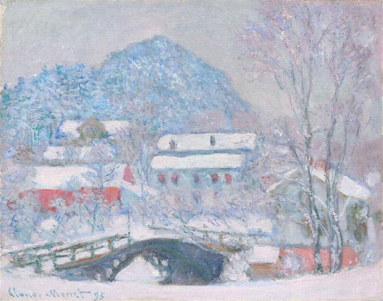 Norway, Sandviken Village in the Snow, 1895 - Claude Monet