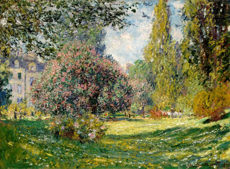 Park Monceau, Paris, 1876 - Claude Monet