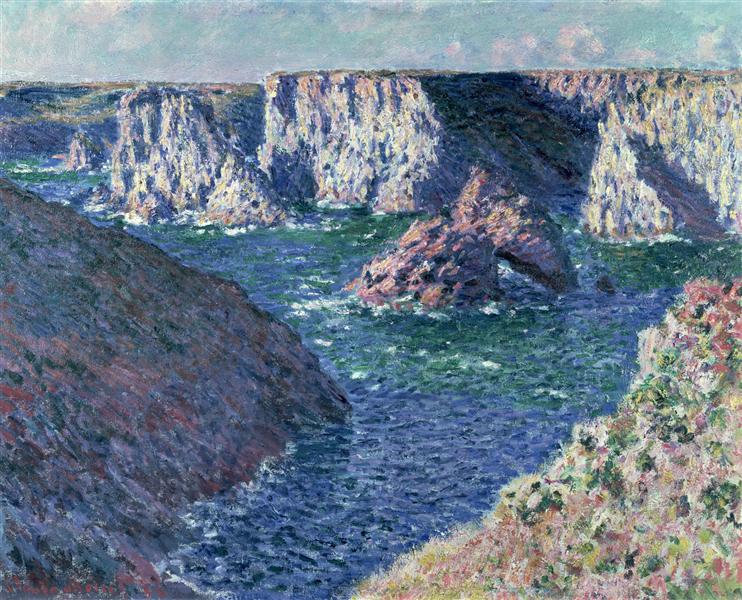 Rocks at Belle-Ile, 1886 - Claude Monet