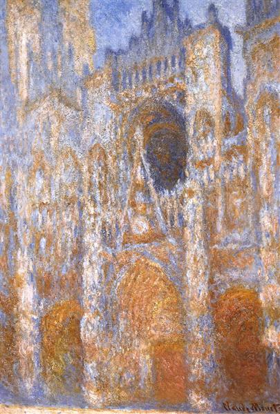 Rouen Cathedral, The Portal at Midday, 1893 - Клод Моне