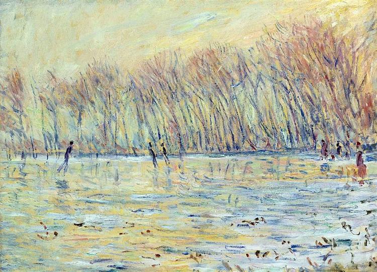 Scaters in Giverny, 1899 - Claude Monet