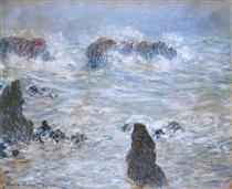 Tempête, côtes de Belle-Ile - Claude Monet