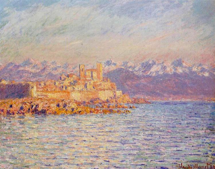 The Bay of Antibes, 1888 - 莫內