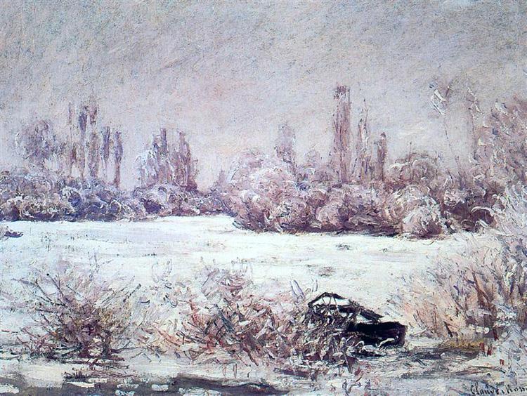 Мороз, 1880 - Клод Моне