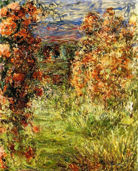 The House among the Roses 2, 1925 - Claude Monet