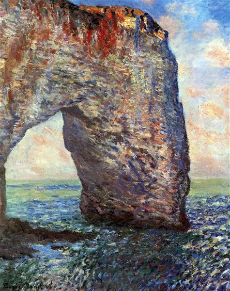 The Mannerport near Etretat, 1886 - Claude Monet