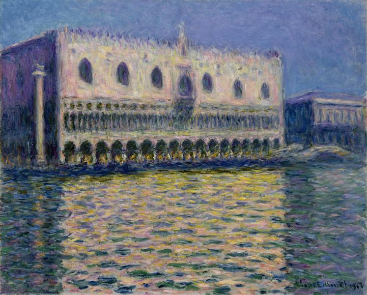 The Palazzo Ducale, 1908 - 莫內