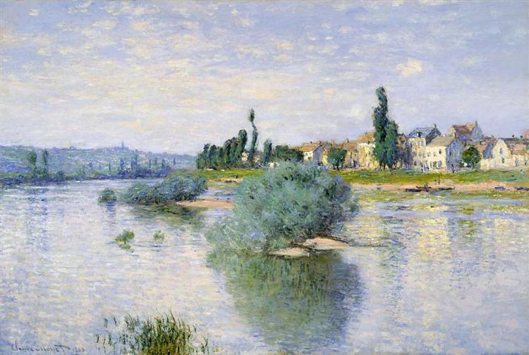The Seine at Lavacourt, 1880 - 莫內