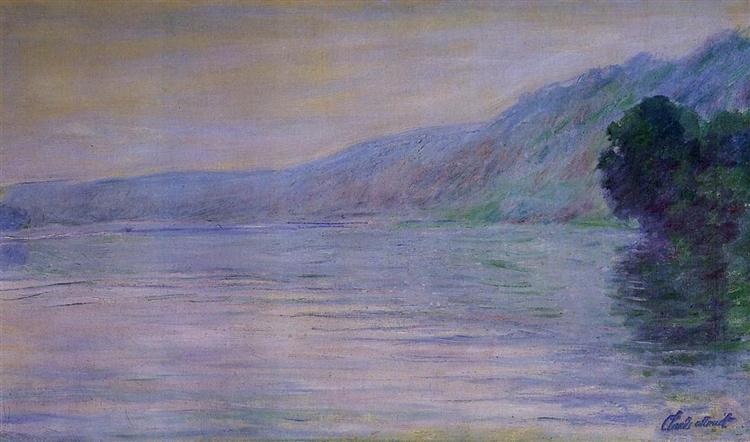 The Seine at Port-Villez, Blue Effect, 1894 - Claude Monet