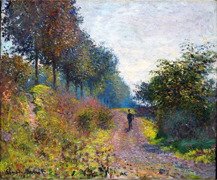 The Sheltered Path, 1873 - Claude Monet