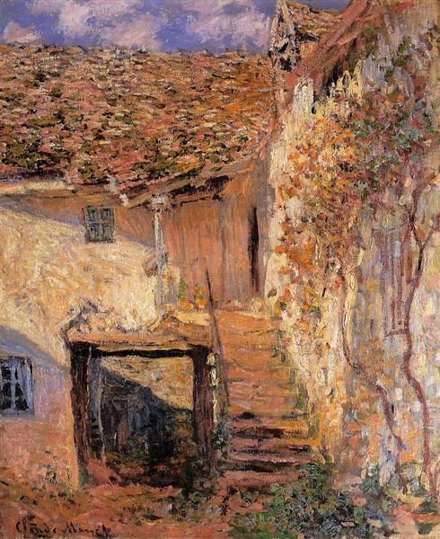 Лестница, 1878 - Клод Моне