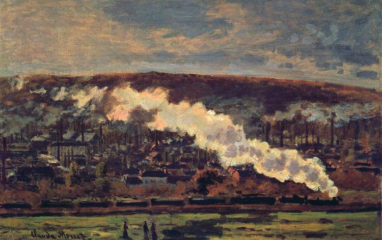 The Train, 1872 - Claude Monet