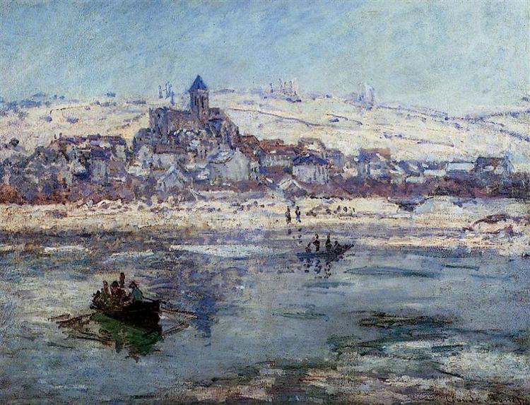 Ветёй зимой, 1879 - Клод Моне