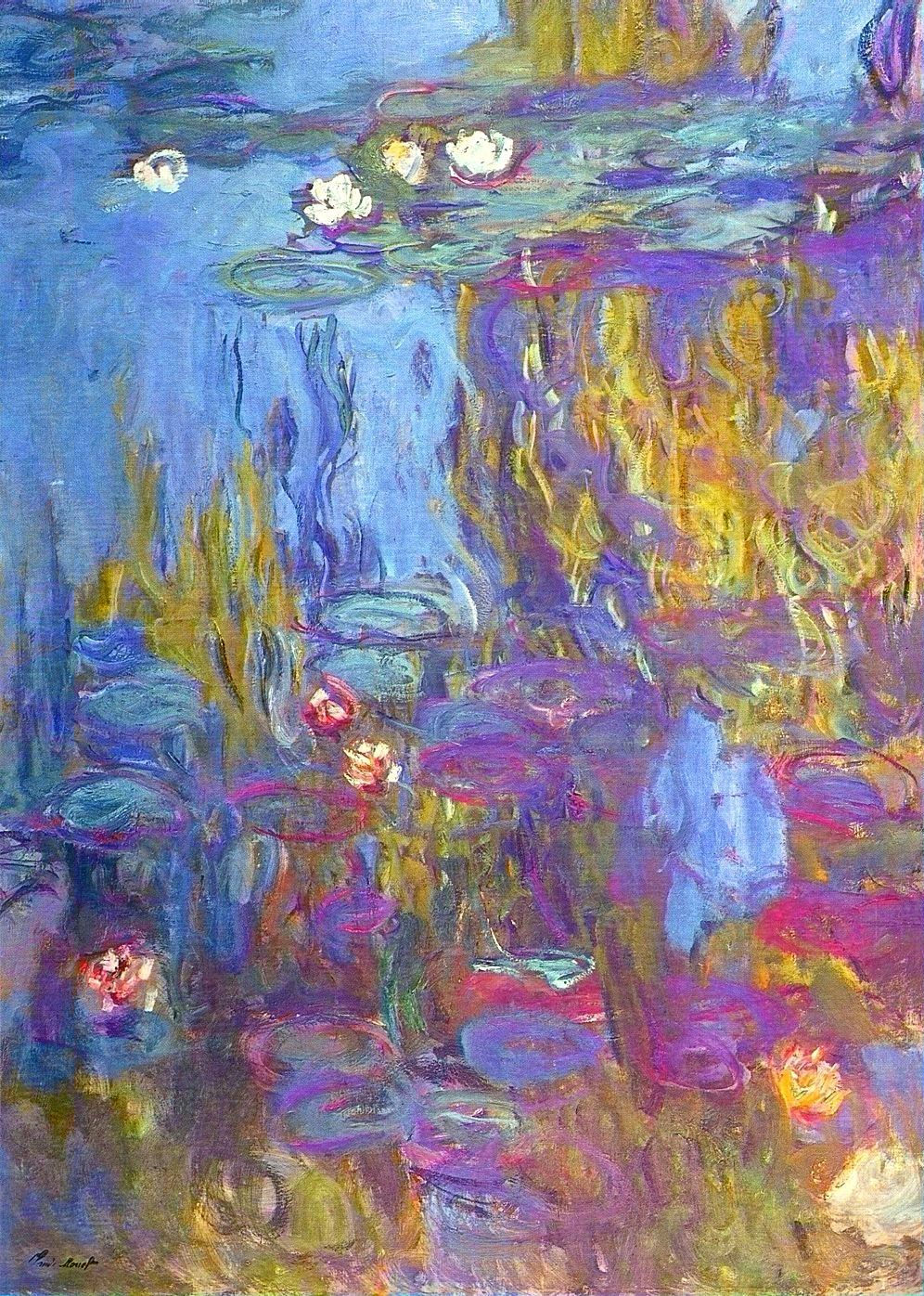 Water Lilies 1914 1917 Claude Monet WikiArt Org   Water Lilies 1917 2 