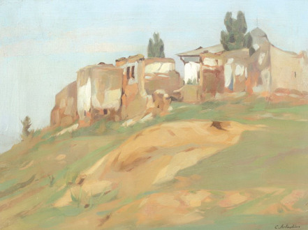 Landscape with Ruins - Constantin Artachino