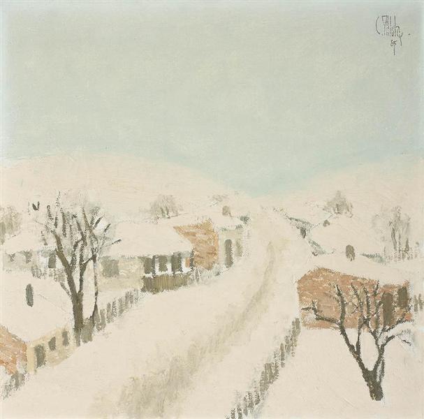 Winter Landscape, 1989 - Constantin Piliuta