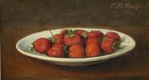 Still Life With Strawberries - Constantin Stahi