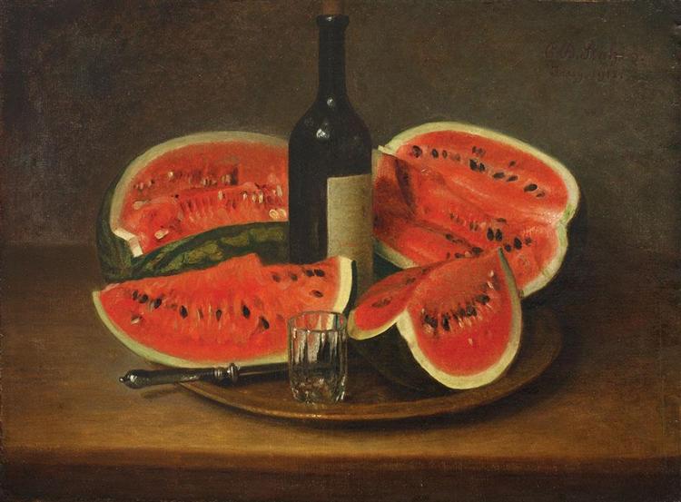 Still Life With Watermelons, 1912 - Constantin Stahi