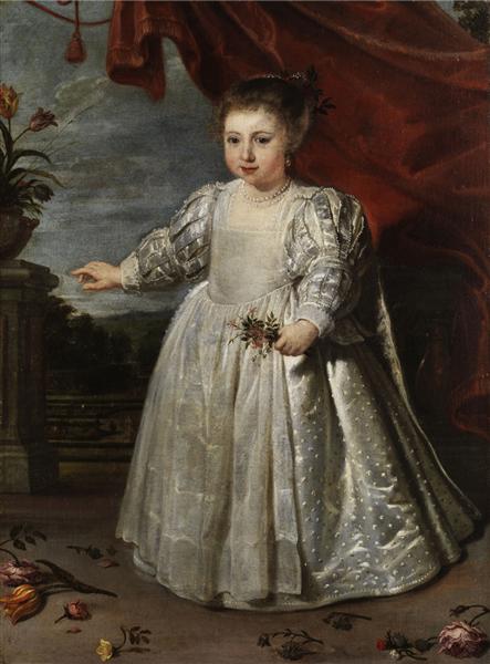 Portrait of the artist's daughter - Корнелис де Вос