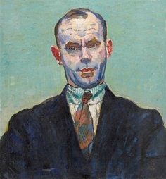Portrait du chanteur Felix Loeffel, 1924 - Cuno Amiet