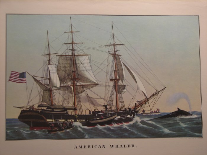 American Whaler - Currier and Ives