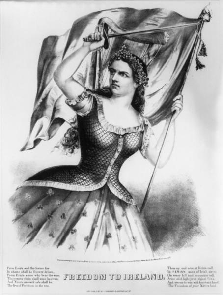 Freedom to Ireland, 1866 - Куррье и Айвз
