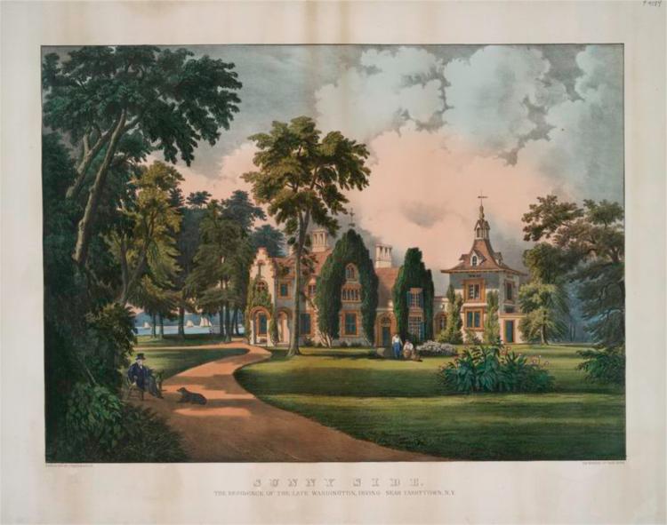 Sunnyside, 1860 - Куррье и Айвз