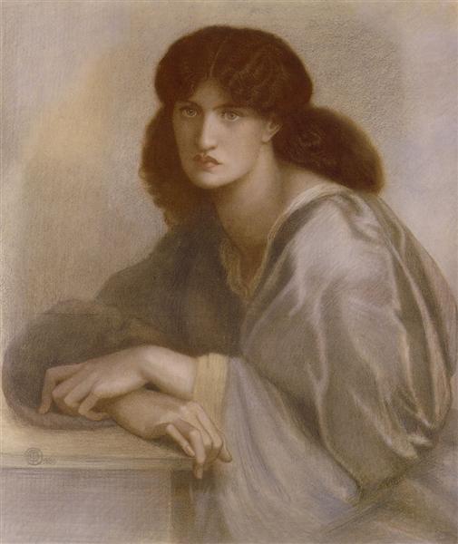 The Women's Window (Jane Morris), 1880 - Dante Gabriel Rossetti