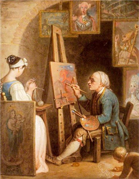 The Uncultivated Genius, 1775 - David Allan