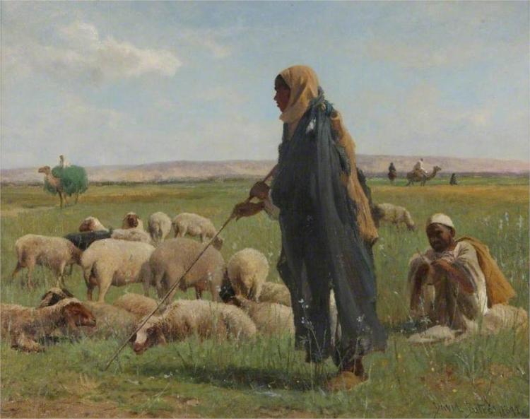Arab Shepherds, 1892 - David Bates