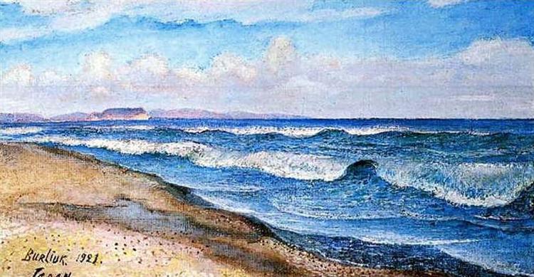 Sea, 1921 - David Burliuk