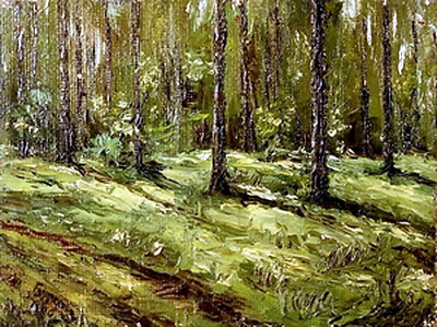 Summer forest, 1906 - David Burliuk