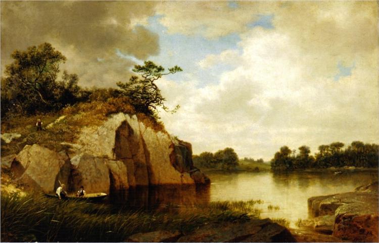 Catnip Island, Near Greenwich, Connecticut, 1879 - David Johnson
