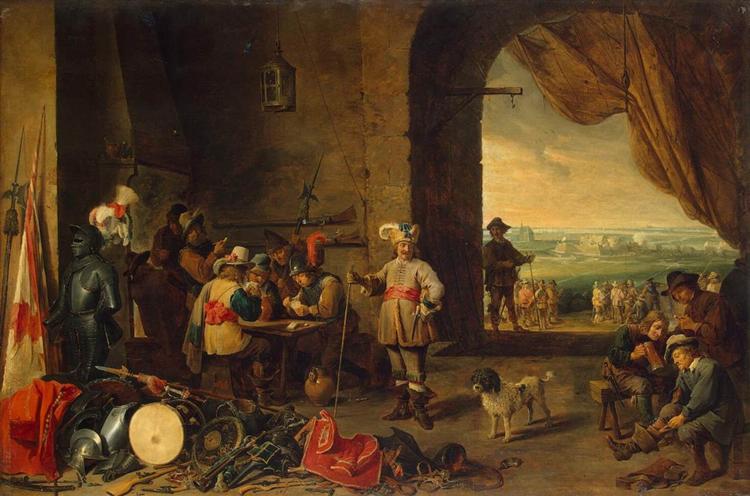 Guardroom, 1642 - David Teniers, o Jovem