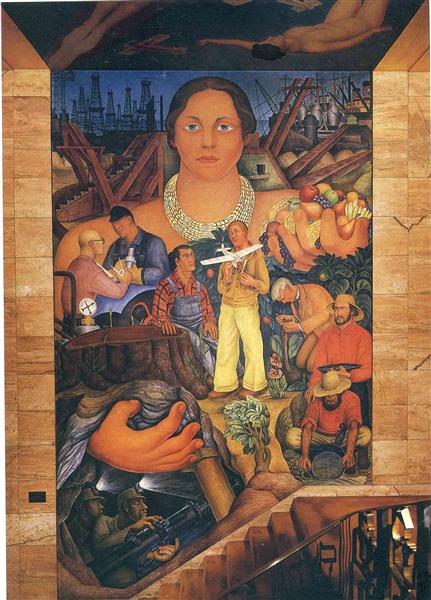 Allegory of California, 1930 - 1931 - Диего Ривера