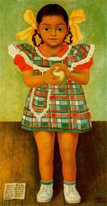 Portrait of the Young Girl Elenita Carrillo Flores - Diego Rivera