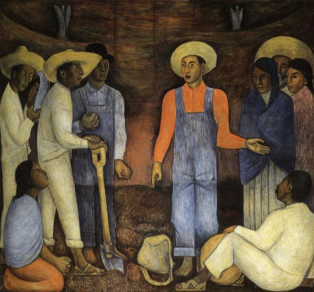 The Organization ofThe Agrarian Movement, 1926 - Дієго Рівера