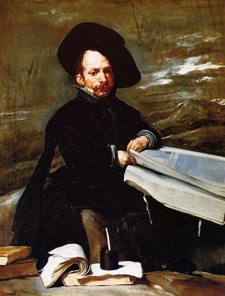 A Dwarf Holding a Tome in His Lap, c.1645 - Diego Velázquez