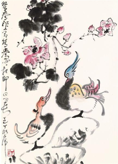 Mandarin Ducks, 1977 - Дін Яньюн