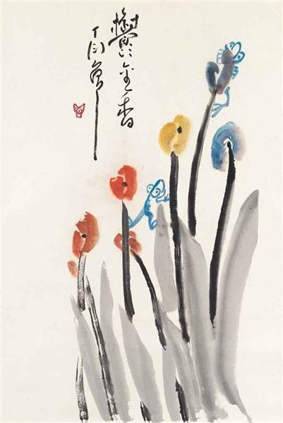 Tadpoles on Tulips - Ding Yanyong